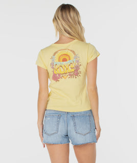 Roxy Tribal Sunset 90S Baby Tee