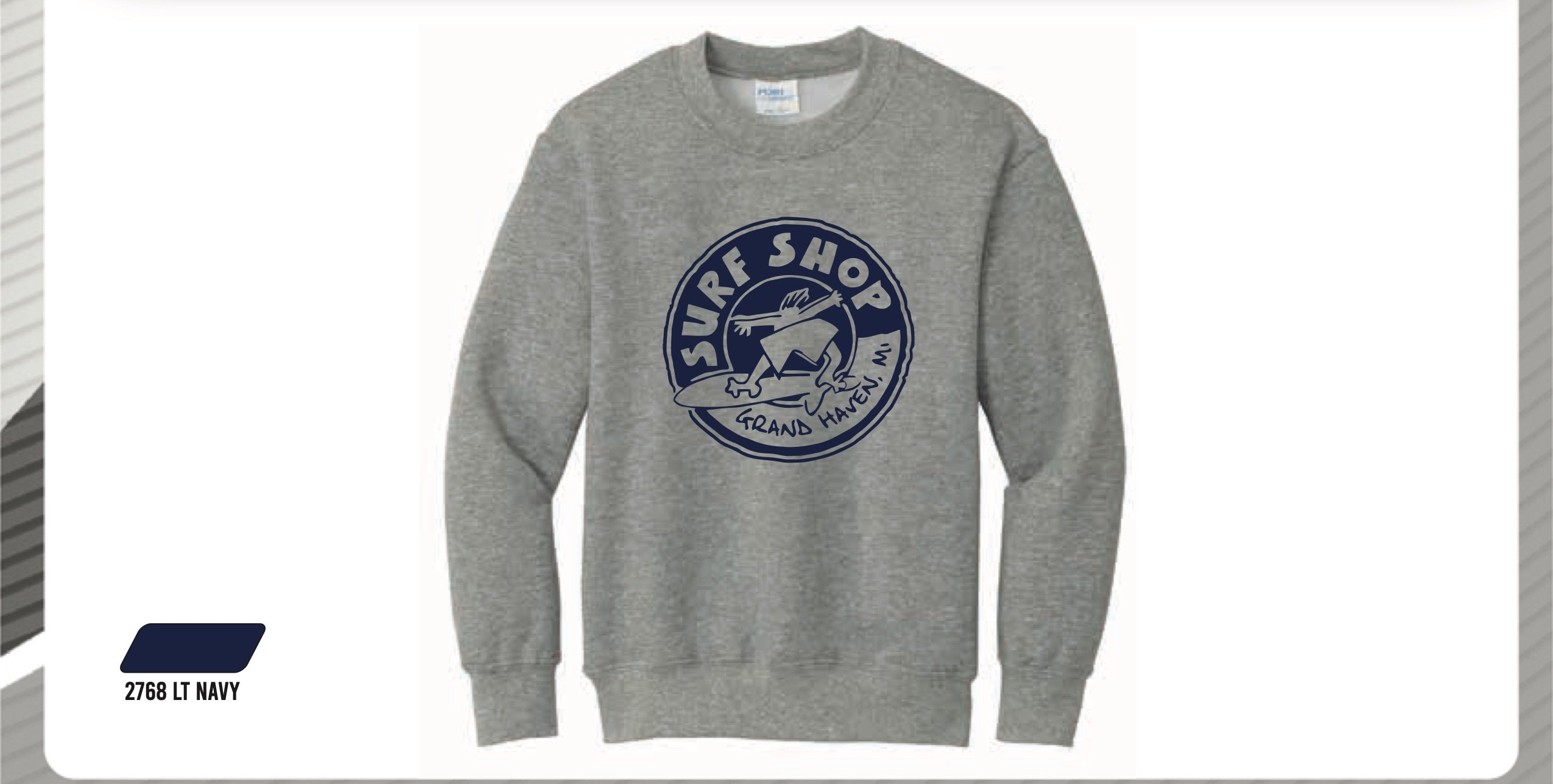 Surf Shop Kid Crew Sweatshirt| Surf Shop Grand Haven