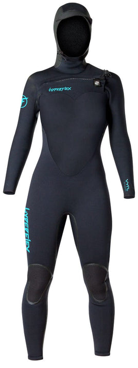 HyperFlex Womens VYRL Hooded Front Zip Wetsuit