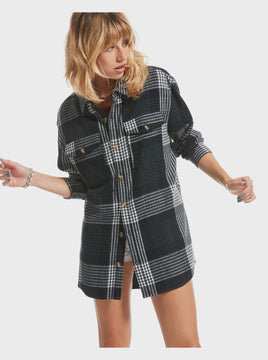Roxy Let It Go Flannel (Black)