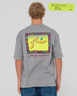 Rusty Heritage Tee (Washed Grey)