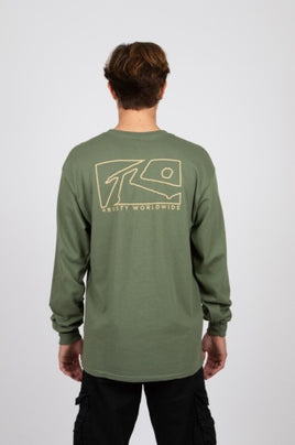 BOXED OUT LS TEE