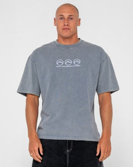 Rusty Crusoe Wash Short Sleeve Tee