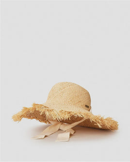 Rip Curl Fringed Straw Boho Hat