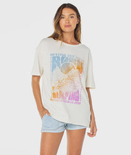 Roxy Sunny Oversize Tee (Cloud Dancer)